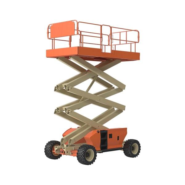 it's important to always wear a safety belt and follow the manufacturer's guidelines when using scissor lifts to prevent accidents